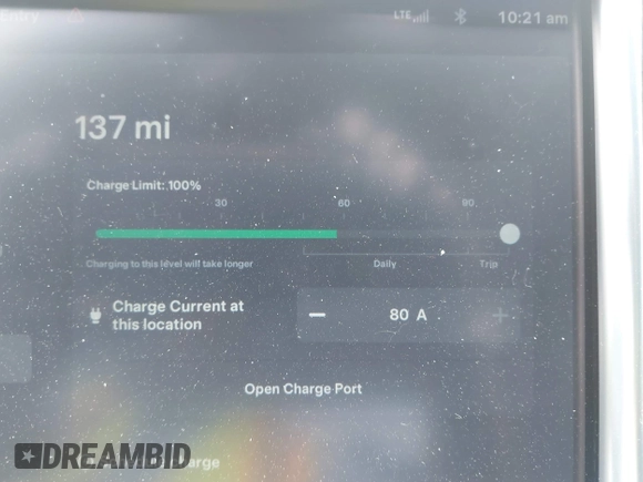 2013 Tesla Model S Performance with VIN 5YJSA1DP5DFP25345, listed as a IAAI auction lot 42288379 with 165,915 mi miles and . Bid and sale history available at DreamBid. Image 17.