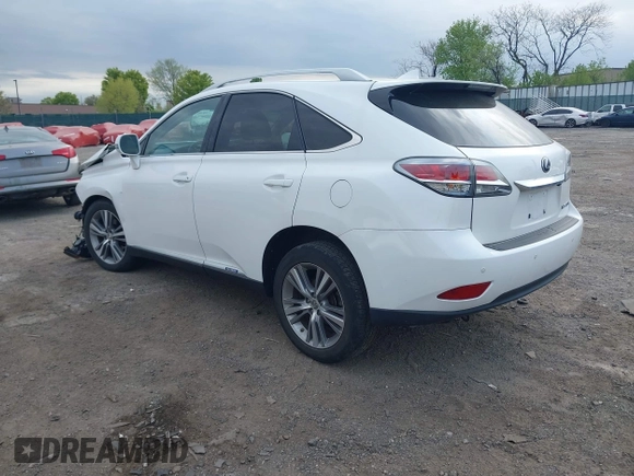 2015 Lexus RX 450h with VIN 2T2BC1BA7FC001586, listed as a IAAI auction lot 42077169 with 83,640 mi miles and . Bid and sale history available at DreamBid. Image 3.