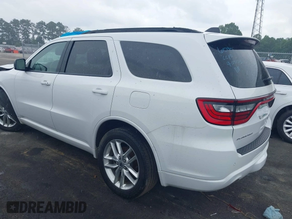 2024 Dodge Durango GT Plus with VIN 1C4RDHDG0RC136092, listed as a IAAI auction lot 42271658 with 31,022 mi miles and . Bid and sale history available at DreamBid. Image 3.