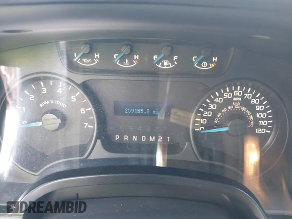 2014 Ford F-150 XL with VIN 1FTFW1EF8EKF78256, listed as a IAAI auction lot 42485237 with 259,155 mi miles and . Bid and sale history available at DreamBid. Image 7.