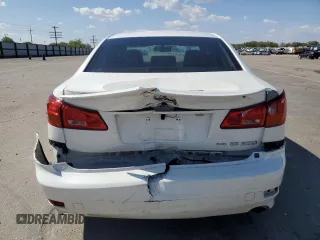 2006 Lexus IS 250 with VIN JTHCK262365001777, listed as a Copart auction lot 54920705 with 177,803 mi miles and Salvage title. Bid and sale history available at DreamBid. Image 6.