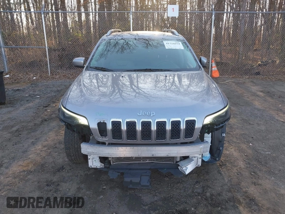 2021 Jeep Cherokee Altitude with VIN 1C4PJLLB1MD183417, listed as a IAAI auction lot 41724254 with 122,657 mi miles. Bid and sale history available at carsss.com. Image 12.