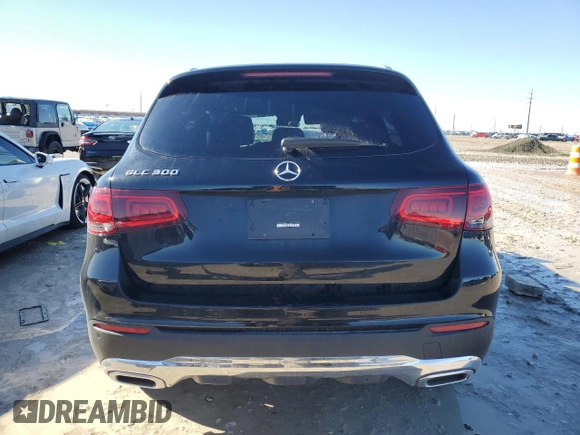 2022 Mercedes-Benz GLC 300 with VIN W1N0G8DBXNG114598, listed as a Copart auction lot 88006955 with Not provided miles and Salvage title. Bid and sale history available at DreamBid. Image 6.