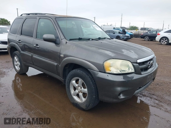 2005 Mazda Tribute S with VIN 4F2YZ04135KM05678, listed as a IAAI auction lot 42194083 with 283,488 mi miles and . Bid and sale history available at carsss.com. Image 1.
