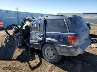 2003 Jeep Grand Cherokee Laredo with VIN 1J4GW48S93C591873, listed as a Copart auction lot 46839785 with 221,922 mi miles and Salvage Title. Bid and sale history available at carsss.com. Image 2.