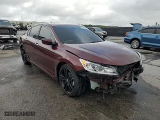2016 Honda Accord Sedan Sport with VIN 1HGCR2F51GA212333, listed as a Copart auction lot 51579245 with 151,798 mi miles and Salvage Title. Bid and sale history available at carsss.com. Image 4.