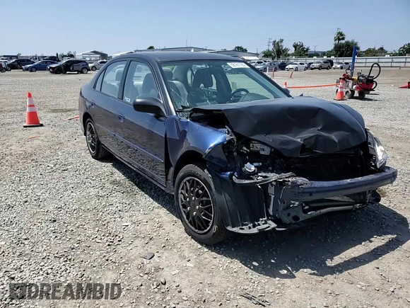 2004 Honda Civic LX with VIN 2HGES165X4H511954, listed as a Copart auction lot 56161185 with 184,496 mi miles and Salvage Title. Bid and sale history available at DreamBid. Image 14.