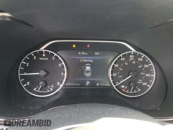 2018 Nissan Maxima S with VIN 1N4AA6AP4JC377341, listed as a Copart auction lot 51349225 with 104,236 mi miles and Salvage Title. Bid and sale history available at DreamBid. Image 9.
