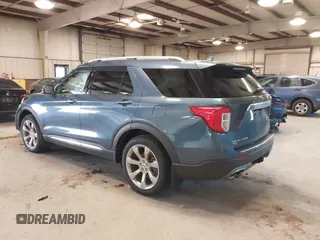 2020 Ford Explorer Platinum with VIN 1FM5K8HC7LGC23964, listed as a IAAI auction lot 41260236 with 43,975 mi miles. Bid and sale history available at carsss.com. Image 3.