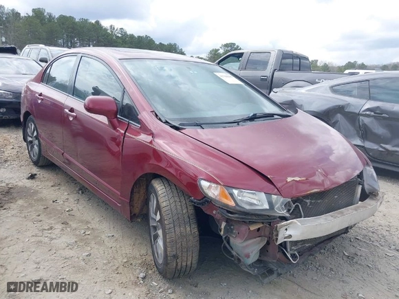 2010 Honda Civic Sdn EX with VIN 2HGFA1F80AH533202, listed as a IAAI auction lot 41768905 with 226,947 mi miles. Bid and sale history available at carsss.com. Image 1.