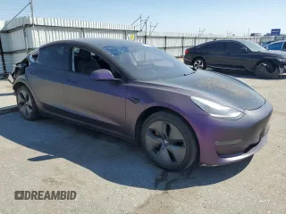 2019 Tesla Model 3 Long Range with VIN 5YJ3E1EB0KF437418, listed as a Copart auction lot 50729915 with 105,148 mi miles and Salvage Title. Bid and sale history available at DreamBid. Image 4.