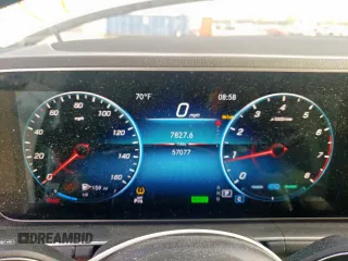 2023 Mercedes-Benz GLE 450 with VIN 4JGFB5KB5PA863344, listed as a Copart auction lot 49976145 with 57,077 mi miles and Salvage title. Bid and sale history available at DreamBid. Image 9.