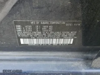 2020 Subaru Impreza Premium with VIN 4S3GTAD62L3705766, listed as a Copart auction lot 51859645 with 26,473 mi miles and Salvage Title. Bid and sale history available at carsss.com. Image 12.