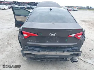 2017 Hyundai Sonata SE with VIN 5NPE24AF8HH496657, listed as a IAAI auction lot 40487682 with 155,556 mi miles. Bid and sale history available at carsss.com. Image 6.