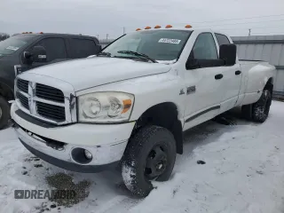 2007 Dodge 3500 SLT with VIN 3D7MX48A37G784946, listed as a Copart auction lot 44722485 with 386,813 mi miles and Salvage title. Bid and sale history available at DreamBid. Image 1.