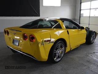 2008 Chevrolet Corvette with VIN 1G1YY26W585123965, listed as a Copart auction lot 45960685 with 55,239 mi miles and Salvage Title. Bid and sale history available at carsss.com. Image 3.