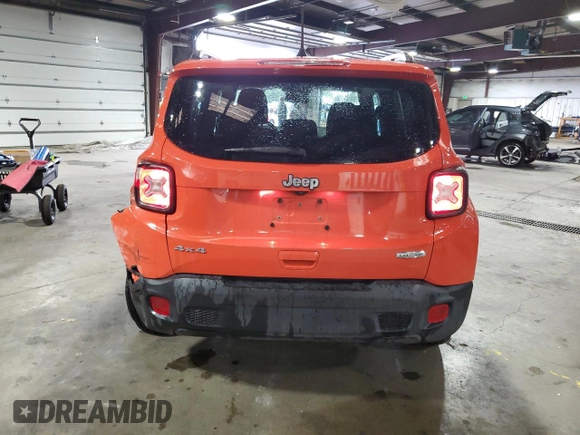 2019 Jeep Renegade Latitude z VIN ZACNJBBB4KPK02492, wystawiony jako Copart lot #55523965 z przebiegiem 60 083 mil mil oraz Szkoda całkowita • Salvage title. Historia ofert i sprzedaży dostępna na DreamBid. Obrazek 6.