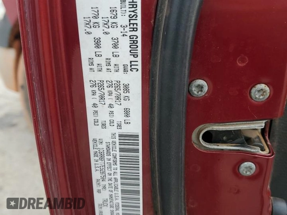 2014 Ram 1500 Tradesman with VIN 1C6RR6FT7ES287504, listed as a Copart auction lot 50736205 with 229,606 mi miles and Salvage title. Bid and sale history available at DreamBid. Image 14.