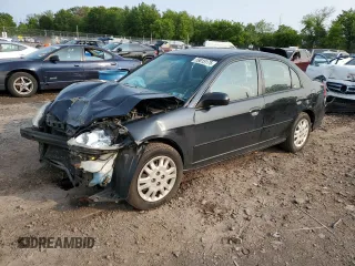 2004 Honda Civic LX z VIN 2HGES16524H633904, wystawiony jako Copart lot #59015175 z przebiegiem 181 142 mil mil oraz Szkoda całkowita • Salvage title. Historia ofert i sprzedaży dostępna na DreamBid. Obrazek 1.