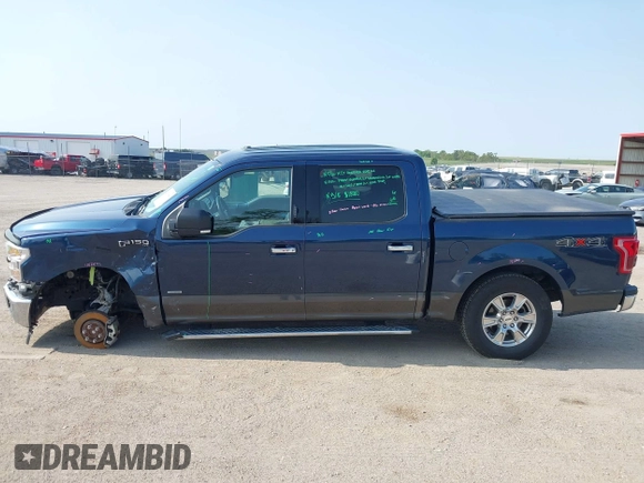 2017 Ford F-150 XL with VIN 1FTEW1EP6HKE18854, listed as a IAAI auction lot 42360089 with 43,389 mi miles and . Bid and sale history available at DreamBid. Image 15.