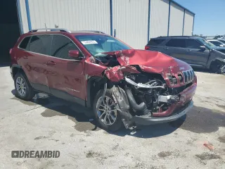 2021 Jeep Cherokee Latitude Lux z VIN 1C4PJLMX4MD112156, wystawiony jako Copart lot #53464955 z przebiegiem 11 822 mil mil oraz Nie do naprawy • Non repairable. Historia ofert i sprzedaży dostępna na DreamBid. Obrazek 4.