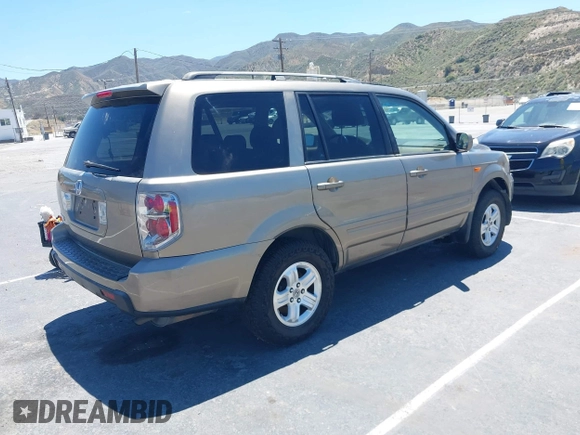 2008 Honda Pilot VP with VIN 5FNYF28278B022366, listed as a IAAI auction lot 42222842 with 143,390 mi miles and . Bid and sale history available at DreamBid. Image 4.