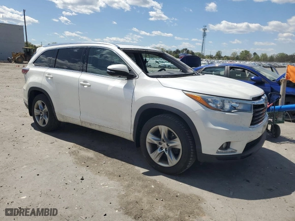 2015 Toyota Highlander Limited with VIN 5TDDKRFH0FS180633, listed as a Copart auction lot 53425435 with 152,556 mi miles and Salvage Title. Bid and sale history available at carsss.com. Image 4.