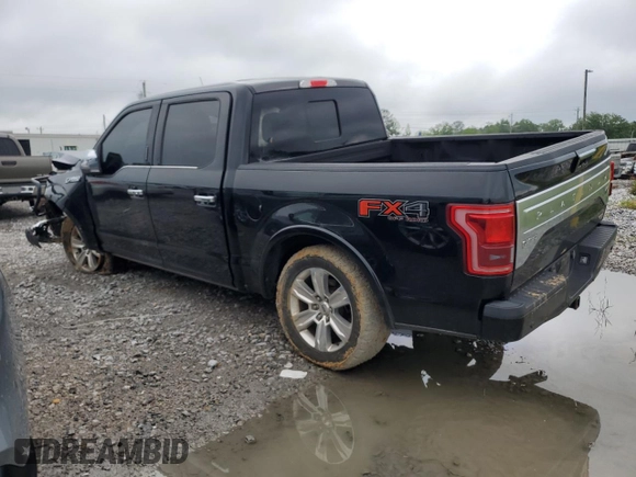2016 Ford F-150 XLT z VIN 1FTEW1EF0GFB69594, wystawiony jako Copart lot #57850475 z przebiegiem Nie podano mil oraz Szkoda całkowita • Salvage title. Historia ofert i sprzedaży dostępna na DreamBid. Obrazek 2.