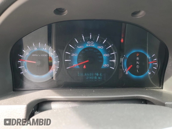 2010 Ford Fusion SEL with VIN 3FAHP0JA9AR332208, listed as a Copart auction lot 53726425 with 214,015 mi miles and Salvage Title. Bid and sale history available at carsss.com. Image 9.