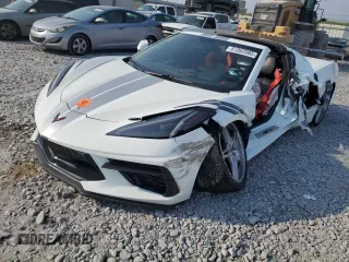 2021 Chevrolet Corvette 2LT with VIN 1G1YB2D47M5120014, listed as a Copart auction lot 61862085 with Not provided miles and Salvage title. Bid and sale history available at DreamBid. Image 1.