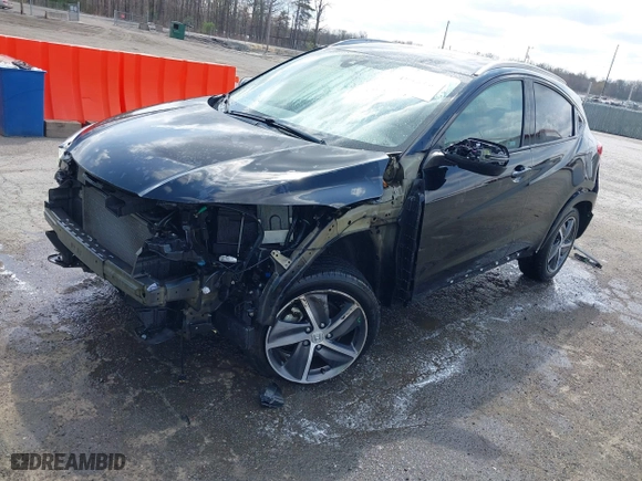2021 Honda HR-V EX with VIN 3CZRU6H51MM727076, listed as a IAAI auction lot 41908539 with 37,730 mi miles. Bid and sale history available at carsss.com. Image 18.