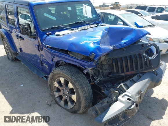 2018 Jeep Wrangler Unlimited Sahara z VIN 1C4HJXEN4JW321227, wystawiony jako IAAI lot #42002735 z przebiegiem 114 293 mil mil oraz . Historia ofert i sprzedaży dostępna na DreamBid. Obrazek 6.