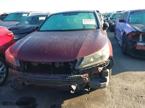 2013 Honda Accord Sdn LX with VIN 1HGCR2F33DA104595, listed as a IAAI auction lot 41735651 with 158,676 mi miles. Bid and sale history available at carsss.com. Image 12.