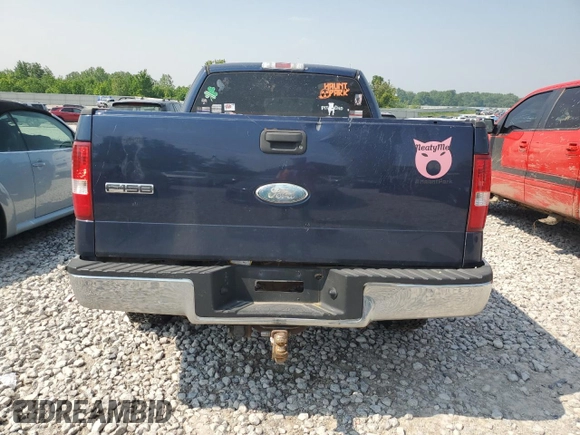 2006 Ford F-150 XLT with VIN 1FTPX14516FA86169, listed as a Copart auction lot 59601085 with 190,080 mi miles and Clean title. Bid and sale history available at DreamBid. Image 6.