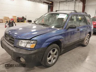 2003 Subaru Forester X with VIN JF1SG63663H708501, listed as a IAAI auction lot 41547662 with 208,134 mi miles. Bid and sale history available at carsss.com. Image 2.