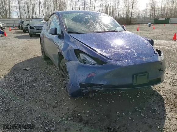2025 Tesla Model Y Long Range with VIN 7SAYGDEE5SF249489, listed as a Copart auction lot 50465435 with 0 mi miles and Salvage Title. Bid and sale history available at carsss.com. Image 11.