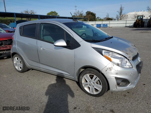 2015 Chevrolet Spark LS with VIN KL8CB6S98FC712651, listed as a Copart auction lot 49903955 with 42,460 mi miles and Salvage Title. Bid and sale history available at carsss.com. Image 4.