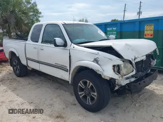 2003 Toyota Tundra SR5 with VIN 5TBRT34123S437236, listed as a IAAI auction lot 41864426 with 266,025 mi miles and . Bid and sale history available at DreamBid. Image 1.
