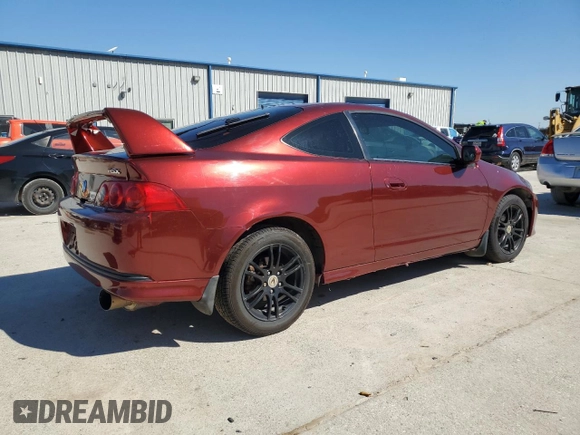 2005 Acura RSX with VIN JH4DC54855S014993, listed as a Copart auction lot 70975864 with 0 mi miles and Salvage Title. Bid and sale history available at carsss.com. Image 3.