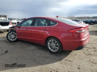 2020 Ford Fusion Hybrid SEL with VIN 3FA6P0MU0LR226908, listed as a Copart auction lot 82321034 with 48,721 mi miles and Salvage Title. Bid and sale history available at carsss.com. Image 2.