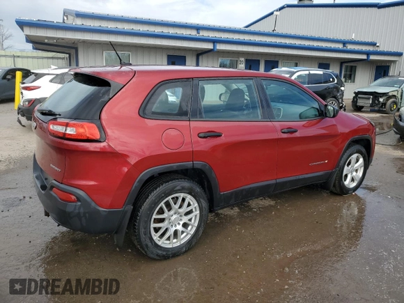 2016 Jeep Cherokee Sport with VIN 1C4PJMABXGW366669, listed as a Copart auction lot 55060605 with 68,978 mi miles and Salvage title. Bid and sale history available at DreamBid. Image 3.
