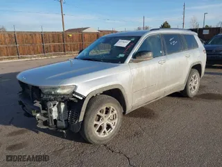 2023 Jeep Grand Cherokee L Limited with VIN 1C4RJKBG2P8750781, listed as a IAAI auction lot 41778491 with 53,895 mi miles. Bid and sale history available at carsss.com. Image 2.