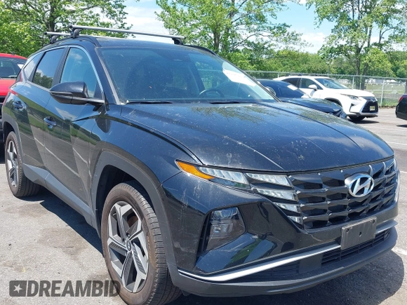 2022 Hyundai Tucson SEL z VIN 5NMJFCAE5NH046879, wystawiony jako IAAI lot #42295125 z przebiegiem 24 448 mil mil oraz . Historia ofert i sprzedaży dostępna na DreamBid. Obrazek 1.