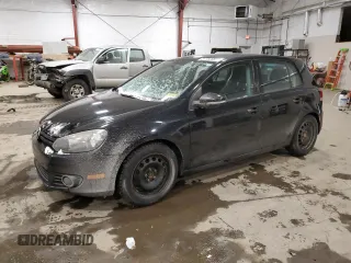 2012 Volkswagen Golf TDI with VIN WVWNM7AJ9CW341165, listed as a Copart auction lot 87783955 with 129,036 mi miles and Salvage title. Bid and sale history available at DreamBid. Image 1.