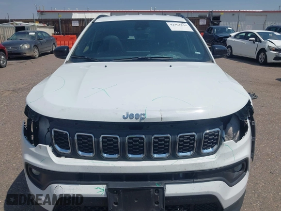 2024 Jeep Compass Latitude with VIN 3C4NJDBN2RT138917, listed as a IAAI auction lot 42761232 with 34,502 mi miles and . Bid and sale history available at DreamBid. Image 13.