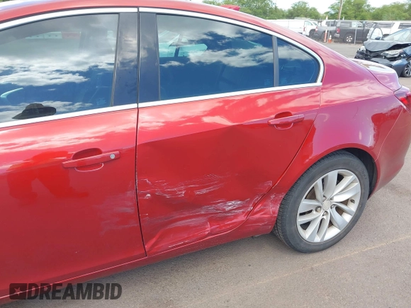 2015 Buick Regal with VIN 2G4GK5EX0F9107443, listed as a IAAI auction lot 41643067 with 77,788 mi miles. Bid and sale history available at carsss.com. Image 6.