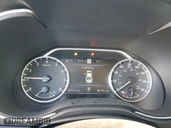 2021 Nissan Maxima Platinum с VIN 1N4AA6FV6MC511827, выставлен на аукционе Copart как лот 50710845 с пробегом 47 312 миль миль и Списание • Salvage title. История ставок и продаж доступна на DreamBid. Изображение 9.