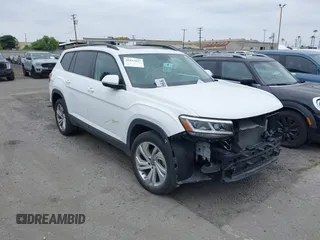 2022 Volkswagen Atlas SE with VIN 1V2KP2CA6NC517277, listed as a IAAI auction lot 41812627 with 19,628 mi miles and . Bid and sale history available at DreamBid. Image 1.