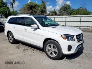 2017 Mercedes-Benz GLS 450 with VIN 4JGDF6EE3HA968182, listed as a Copart auction lot 62398725 with 60,369 mi miles and Salvage title. Bid and sale history available at DreamBid. Image 4.
