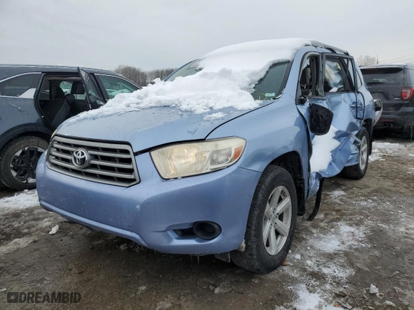 2009 Toyota Highlander with VIN JTEES41A692134006, listed as a Copart auction lot 87898495 with 204,877 mi miles and Salvage Title. Bid and sale history available at carsss.com. Image 1.